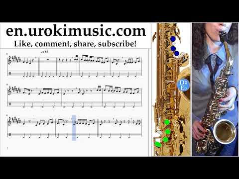 Saxophone lessons (Alto) Luis Fonsi, Stefflon Don - Calypso Sheet Music Tutorial um-ih352