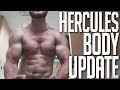 205 lbs Physique Update | NEW PLANS (Hercules)