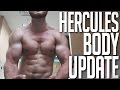 205 lbs Physique Update | NEW PLANS (Hercules)