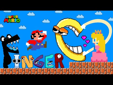 Super Mario & Alphabet Lore (A - Z...) Finger Heart - Mario Love Story | Game Animation