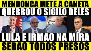 ANDRÉ MENDONÇA PUTS HIS PEN AND BREAKS THE CONFIDENTIALITY OF LULA AND HIS BROTHER