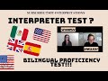 English Spanish Bilingual Oral Proficiency Test Medical Interpreter Terminology LINGUSTICS 1