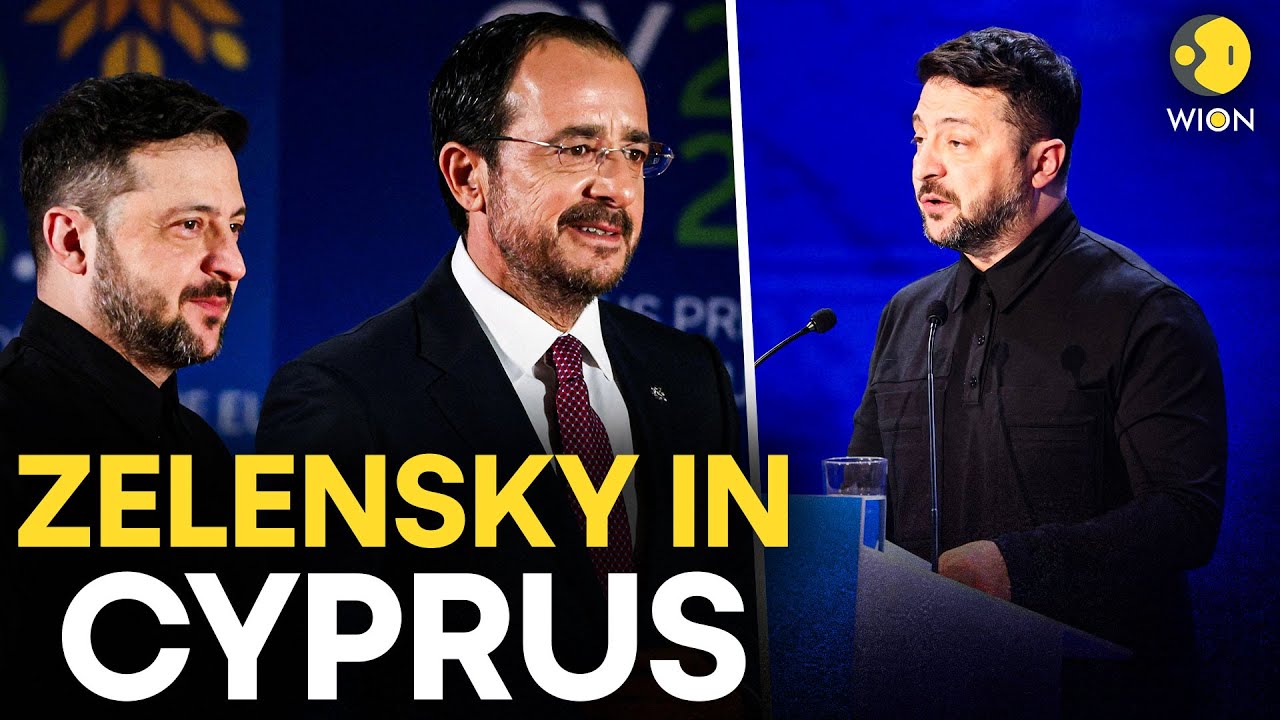 EU LIVE: Ukraine's Zelensky Speaks in Cyprus as Island Assumes Rotating EU Presidency | WION