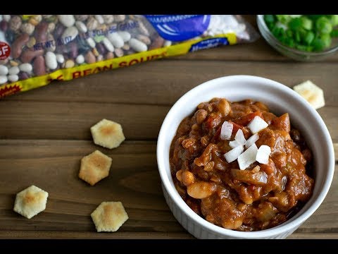 The BEST Vegan 15 Bean Crockpot Chili EVER