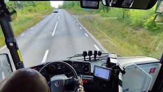 Bus Driving POV | Route 216 Tingsryd - Linneryd | Scania InterLink