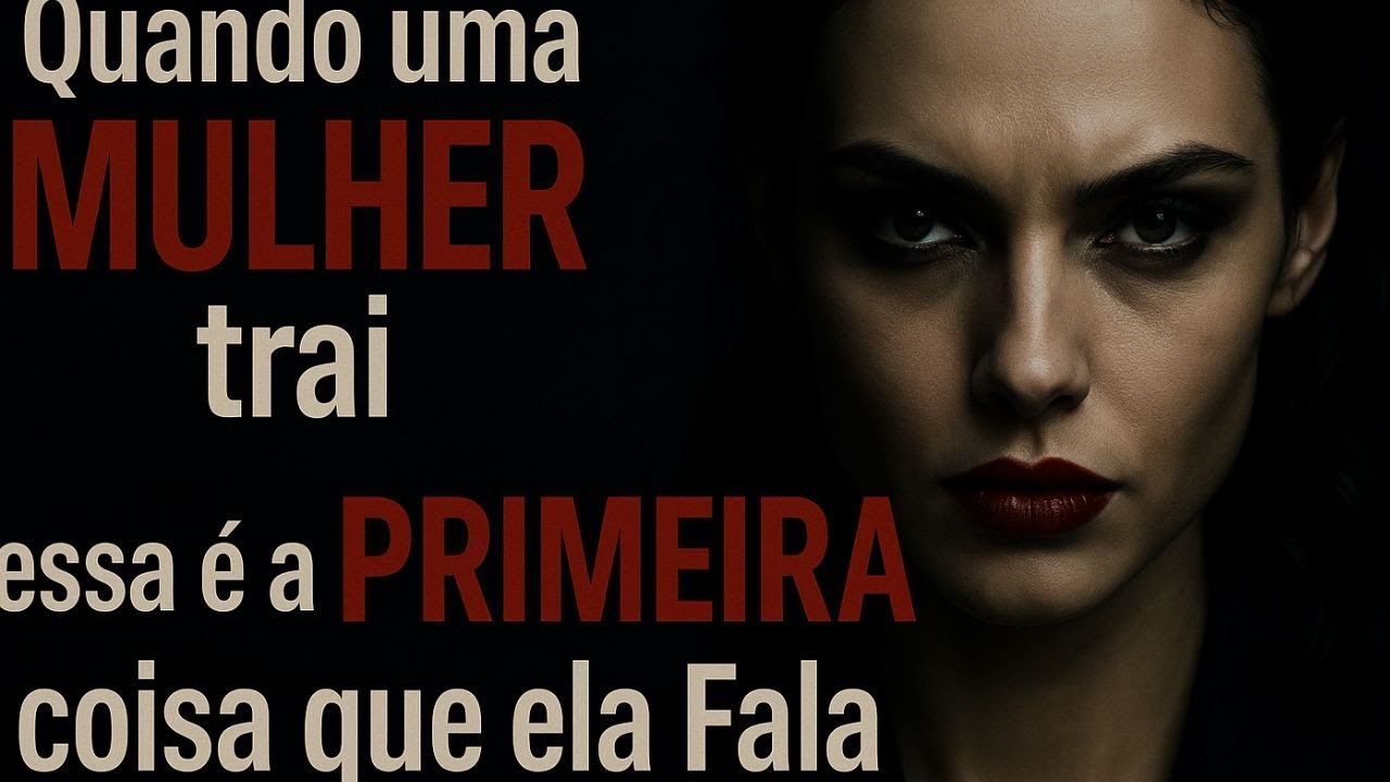 Quando uma MULHER trai, essa é a PRIMEIRA coisa que ela Fala para você