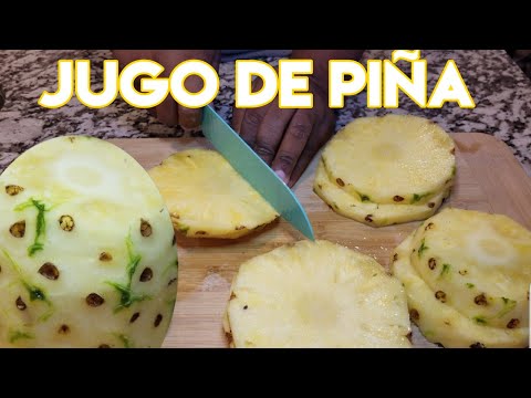 Como Hacer jugo de piña | jugo de piña fácil y rápido | jugo natural y saludable | piña | jugos