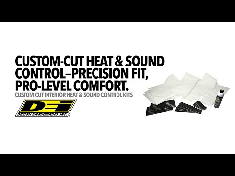Custom Cut Interior Heat & Sound Control Kits from Design Engineering, Inc.