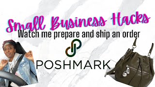 How I Package and Ship a Michael Kors bag for a #Poshmark order | Small Business Vlog