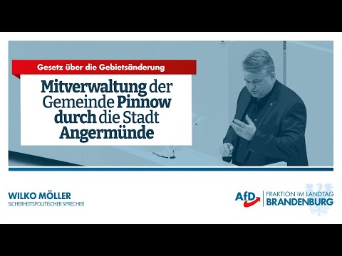 Mitverwaltung der Gemeinde Pinnow durch die Stadt Angermünde