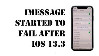 How to fix iMessage not working on iPhone 11 after iOS 13.3