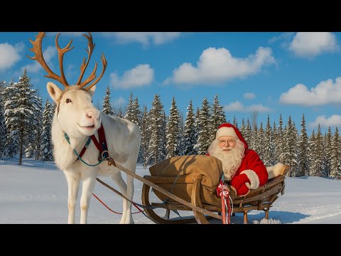 Babbo Natale e renne per bambini 🎅🦌 il meglio delle cavalcate sulle renne Santa Claus in Lapponia