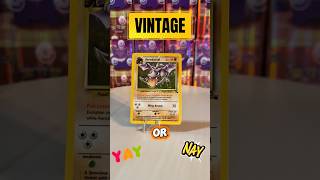 Yay or nay? Pokemon vintage card