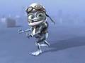 Crazy Frog- Pretending he is on a motorcycle 