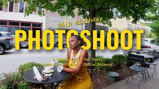 25th Birthday Photoshoot | grwm + behind the scenes🫖 Tea-Party Themed