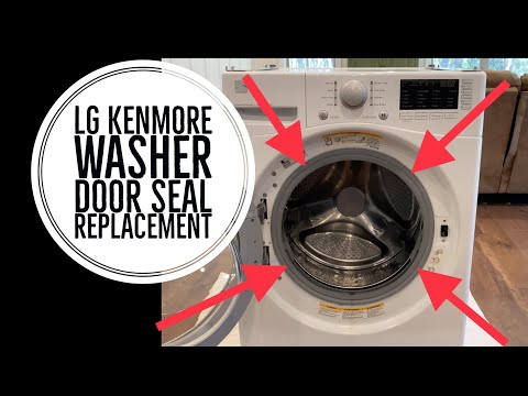 LG Kenmore Washer Door Boot Seal Replacement Fix Leaking