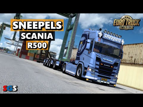 |ETS2 1.46| Scania R500 + Trailer "Sneepels" by @platinumdesigntruck [Truck Mod]