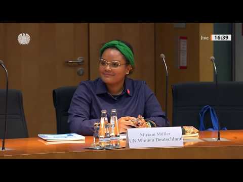 Gespräch zu Frauen in Friedens- und Sicherheitsprozessen