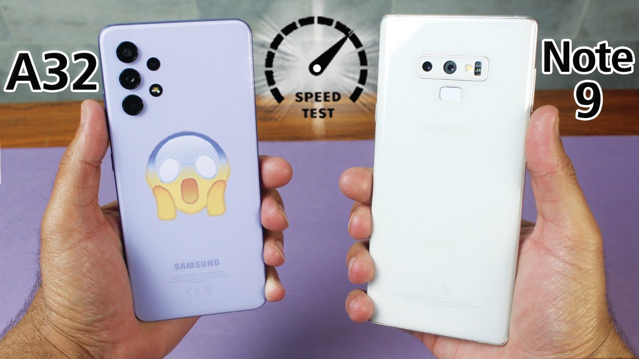 Samsung Galaxy A32 vs Samsung Galaxy Note 9 - Speed Test!