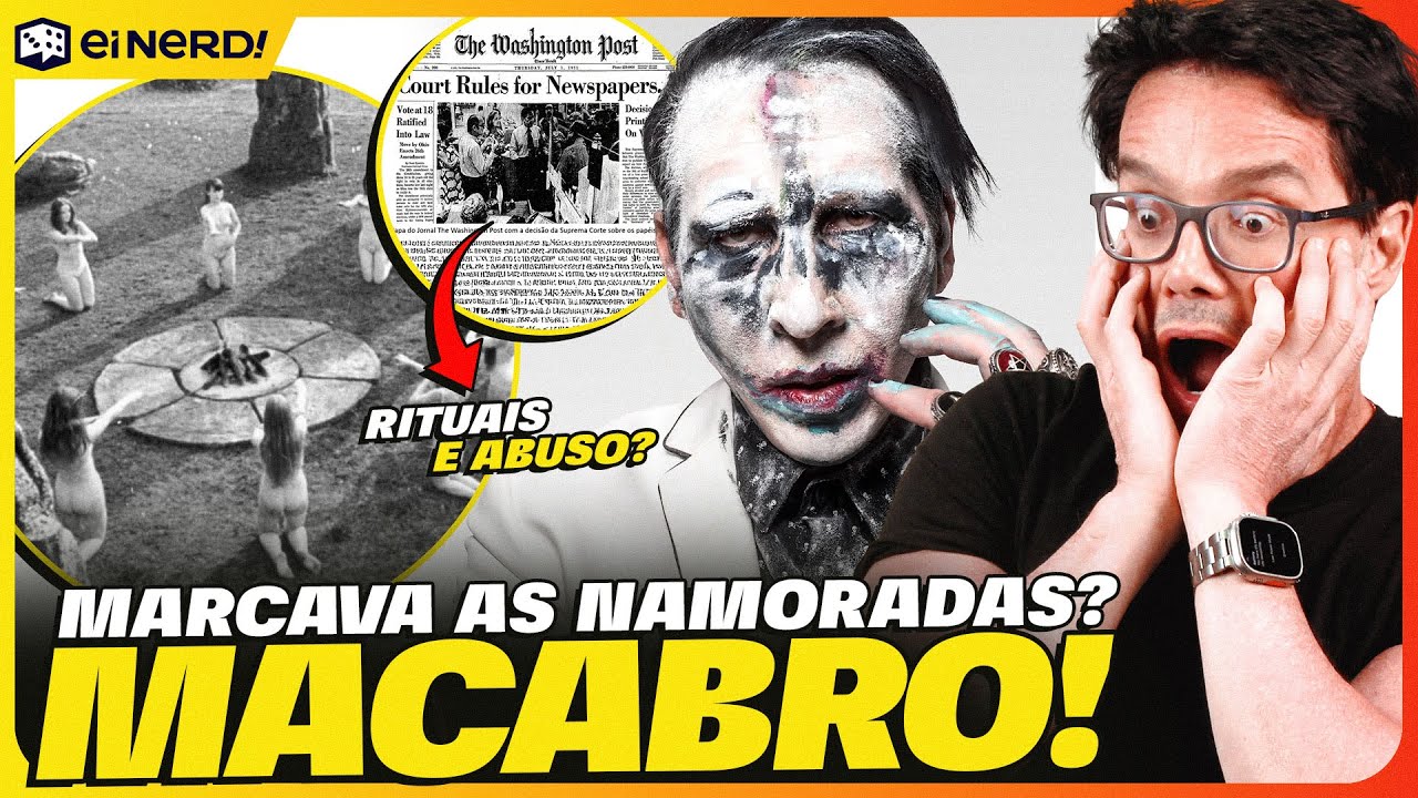 O CASO DE MARYLIN MANSON: LOUCURA, RITUAIS E CULTOS REAIS