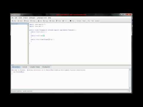 Lets Learn Java Games Tutorial 1 The Bare Bones