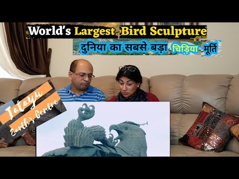India's Best Statue- Jatayu Earth's Center in Kerala | INDIA'S AMAZING BIRD STATUE! | REACTION 😲