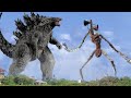 Godzilla Vs Siren Head In Real Life Fight Scene