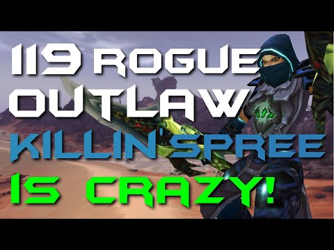 Theyzha - Level 119 Outlaw Rogue Twink PvP - WoW BFA Patch 8.1.0