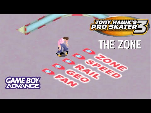 Tony Hawk's Pro Skater 3 (GBA): The Zone, a progressive level!