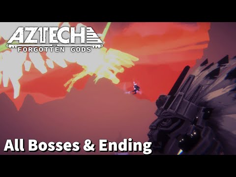 Aztech Forgotten Gods | All Bosses & Ending