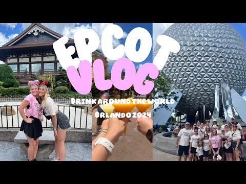 DRUNK AT DISNEY?! EPCOT Drink Around the World