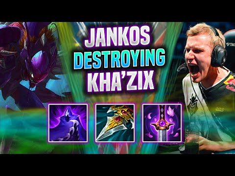 JANKOS DESTROYING WITH KHA'ZIX! - G2 Jankos Plays Kha'Zix Jungle vs Kayn! | Season 2022