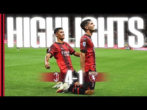 Pulisic, doppietta di Giroud e il pallonetto di Theo | Milan 4-1 Torino | Highlights Serie A