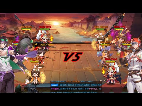 Baru main dh dapet Jendral Merah🤔 skill nya mantap🔥🔥 dynasty heroes romance samkok (Arena)