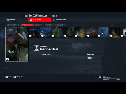 HITMAN 3 - Penned Pal - Redacted Challenge