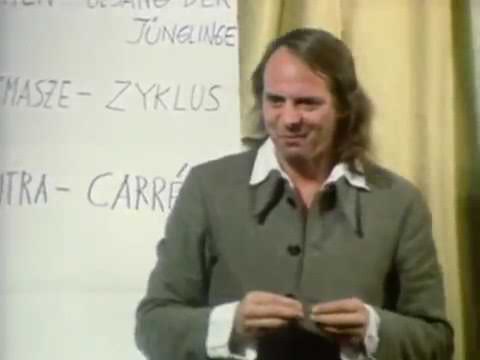 Karlheinz Stockhausen - Lecture 1- Musical Forming - part 1
