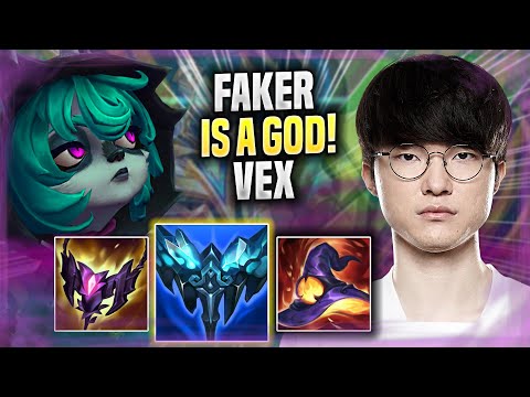 FAKER IS A GOD WITH VEX! - T1 Faker Plays Vex MID vs Akali! | Season 2022