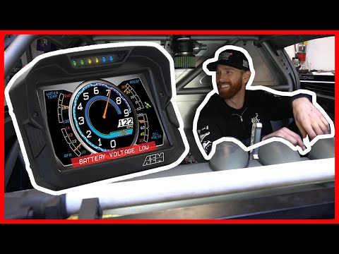 CHRIS FORSBERG Sets Up a CD-7 Digital Dash in his Formula Drift Z Car!