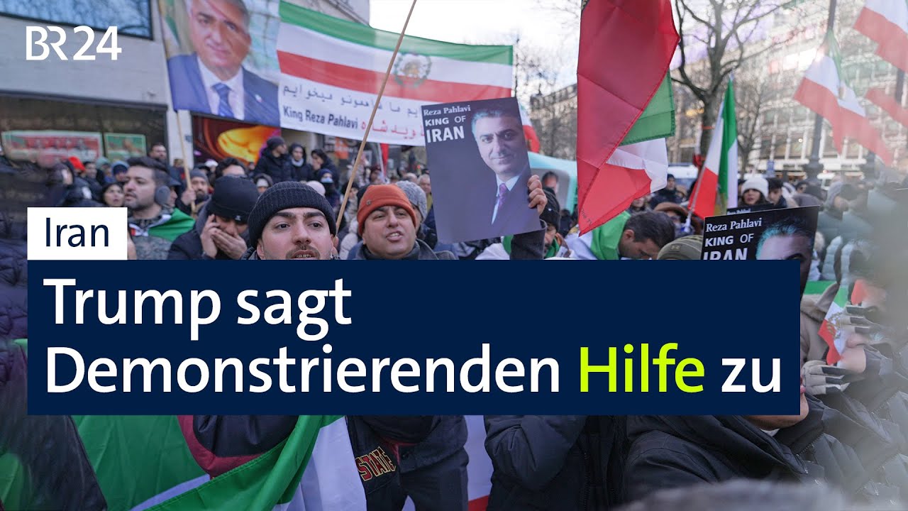 Iran: Trump sagt Demonstrierenden Unterstützung zu | BR24