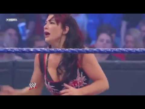 720pHD WWE Smackdown 11 07 08 Brie Bella vs Victoria The Bella Twins debut with Bella buster   YouTu