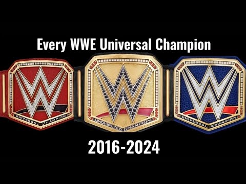 Every WWE Universal Champion (2016-2024)