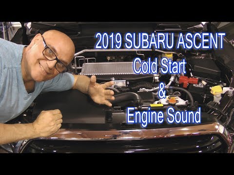 SUBARU ASCENT Cold Engine Start and Exhaust Sound
