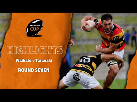 RD 7 HIGHLIGHTS | Waikato v Taranaki (Mitre 10 Cup 2020)