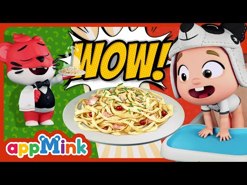 🍝🎵🍅Pasta song 🍽🧀Deliciosa Extravaganza!🥟✨ #appmink #nurseryrhymes #kidssong #cartoon #kids
