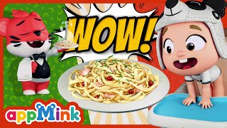 Download lagu 🍝🎵🍅Pasta song 🍽🧀Deliciosa Extravaganza!🥟✨ #appmink #nurseryrhymes #kidssong #cartoon #kids mp3