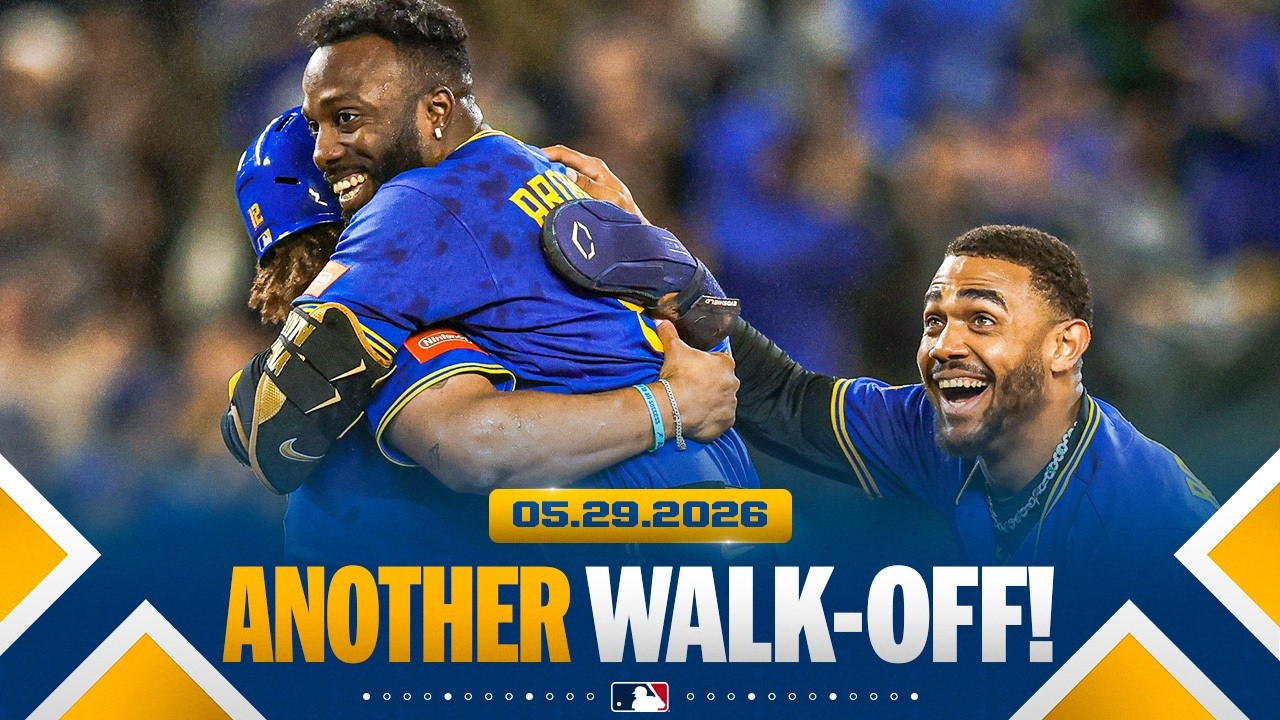 The fifth walk-off across MLB tonight was hit by Randy Arozarena of the Mariners! 🔱 | MLB Highlights