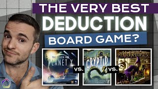 Cryptid vs The Search for Planet X vs Alchemists - Top Deduction Board Game
