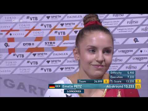 Turn WM der Teams der Frauen Qualifikation Tag 1 2019 Stuttgart