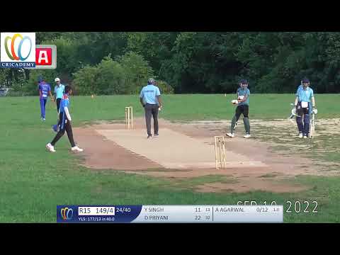 USA Cricket Mid Atlantic North Intra Hub U15 - Red Squad Vs Yellow Squad (Sep 10 2022)