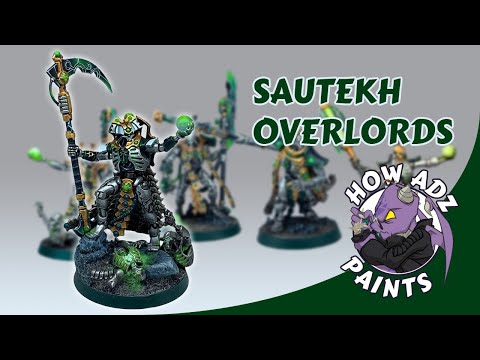 How Adz Paints... Sautekh Necron Overlords